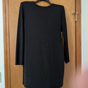 Elegant Black Long Sleeve Dress